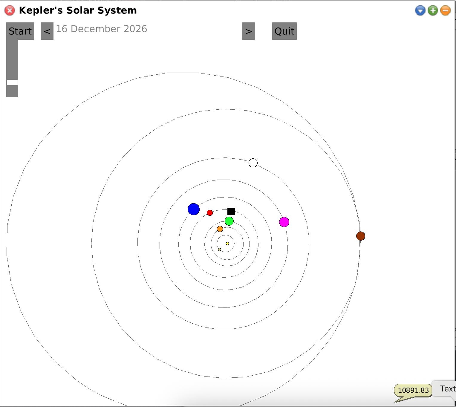 Solary System on December 10 2026